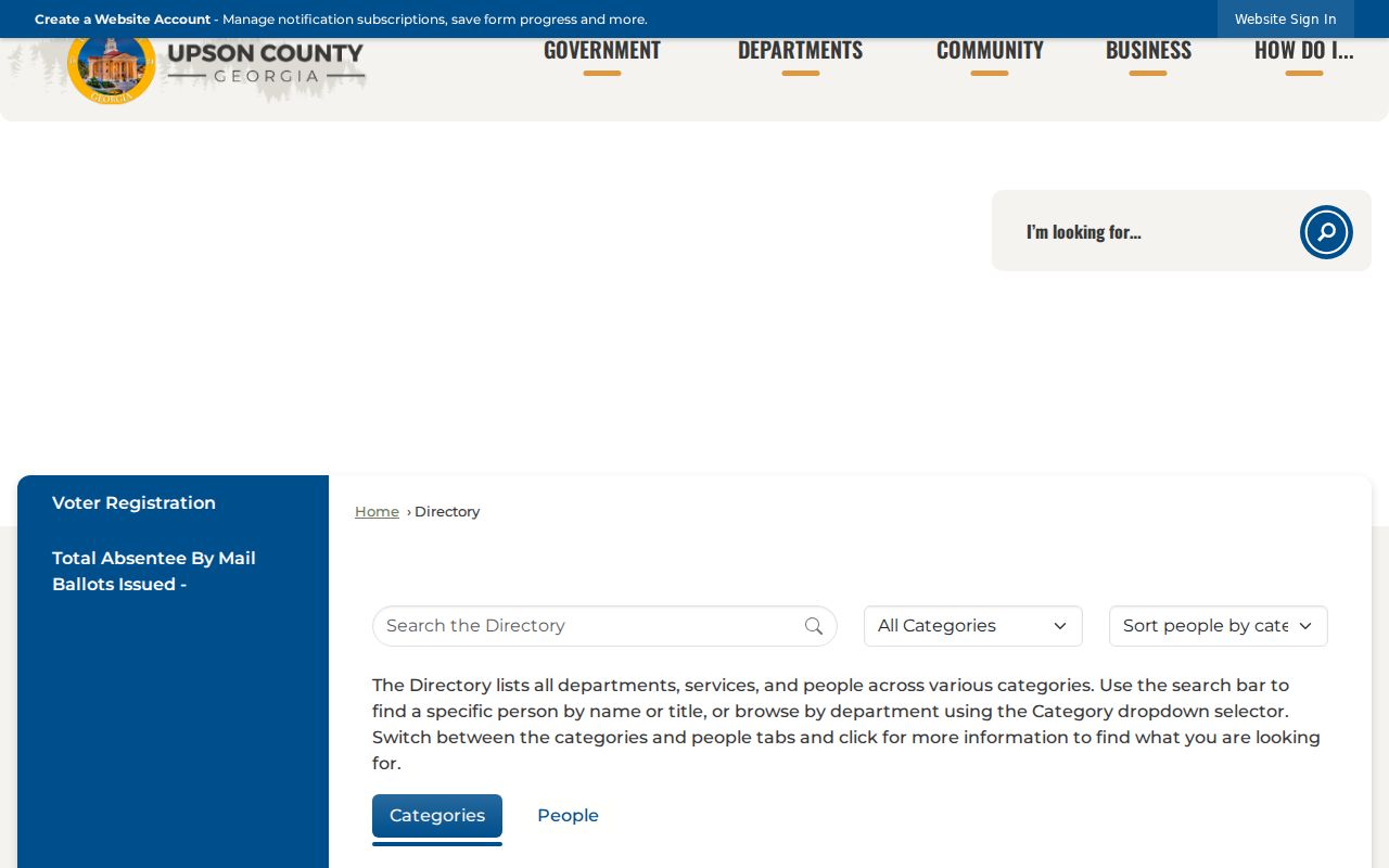Upson County directory reviewed for warrant access